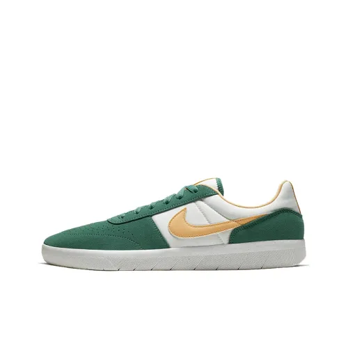 Nike SB Team Classic Slip-Resistant Low Top Скейтборд Кроссовки Унисекс Желтый Зеленый