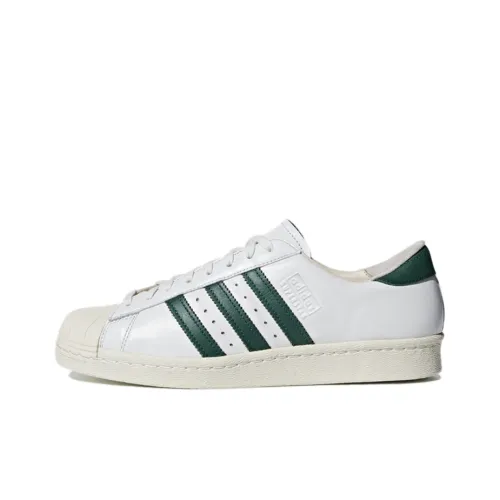 Adidas Originals Superstar 80s Recon Abrasion Resistant Coating Низкие Скейтборд Кроссовки Унисекс Белый Зеленый
