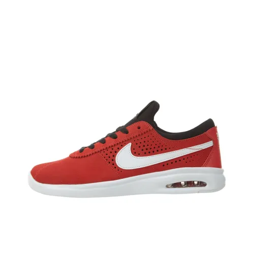 nike SB Bruin Max Vapor Slip Resistant Амортизация Abrasion Resistant Дышащий Низкий Топ Скейтбординг Кроссовки Мужские Красный