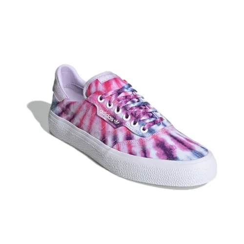 Adidas Originals 3MC Покрытие Устойчивые к истиранию Низкие Кроссовки для скейтбординга Женские Tie Dye