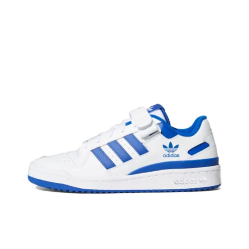 Adidas Originals FORUM Low Топ Скейтборд Кроссовки Унисекс Синий Белый