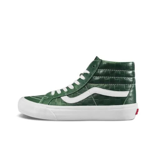 Vans SK8 Reissue Vlt L High Топ Скейтборд Кроссовки Унисекс Белый Зеленый