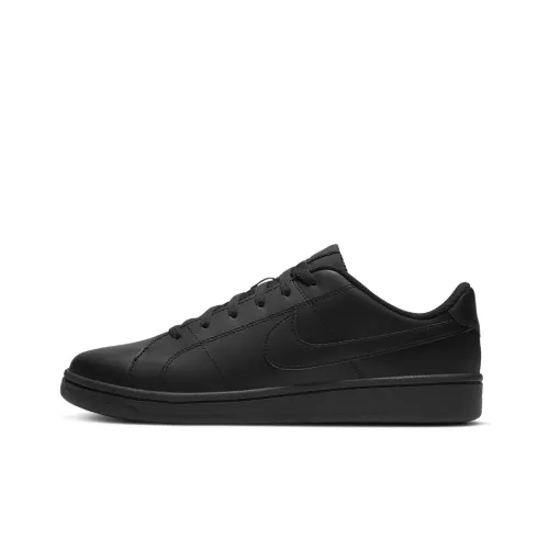 Nike Court Royale Slip Resistant Амортизация Устойчивость к износу Низкий Топ Скейтбординг Кроссовки Мужские Черные