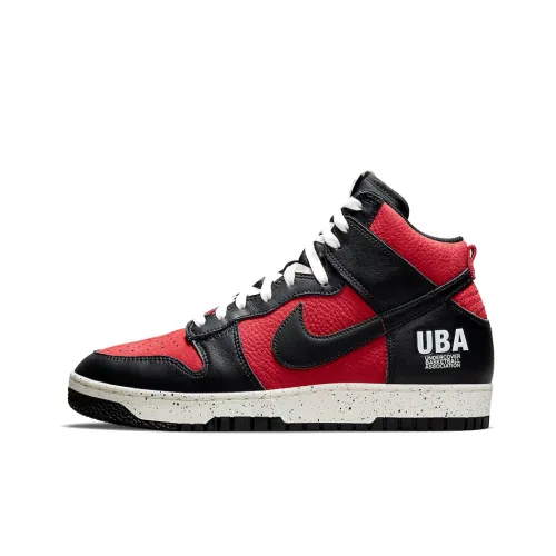 Nike Dunk High 'Fitness Red' Высокие Кроссовки для скейтбординга Унисекс Черный Красный