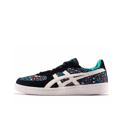 Onitsuka Tiger GSM Теплоизоляционный Покрытие Устойчивый Низкий Топ Скейтбординг Кроссовки Женские Черные