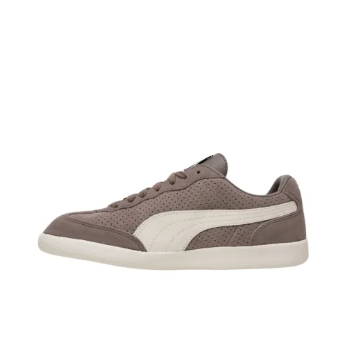 PUMA Liga Suede Low Top Скейтборд Кроссовки Унисекс Коричневый Белый