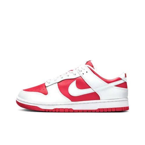 Nike Dunk Low Топ Скейтборд Кроссовки Мужские Reverse Белый Красный