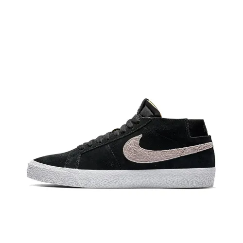 Nike Blazer Chukka Черный ATMOSPHERE GREY Anti-slip Легкий Низкий Скейтбординг Кроссовки Унисекс Черный