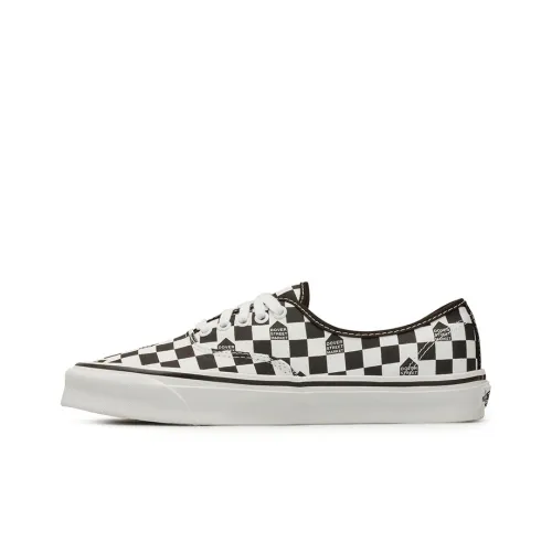 Dover Street Market совместный бренд x VANS Authentic Series Vault OG LX Low Топ Скейтборд Кроссовки Унисекс Черный Белый