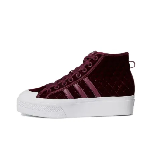 Adidas Originals NIZZA Series Скейтборд Кроссовки MID Топ Женские