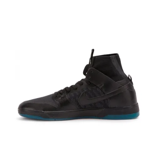 Nike Dunk SB Elite Anti-Slip Lightweight High Top Скейтборд Кроссовки Мужские Черные Зеленые