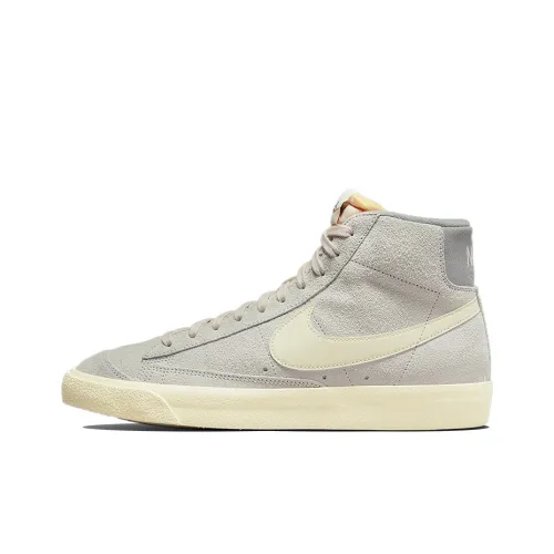 nike Blazer '77 PRM 'Средний GREY' Противоскользящие Устойчивые к износу Легкие MID Скейтборд Кроссовки Мужские Серый