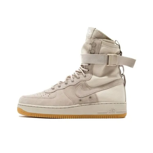 Nike Air Force 1 High Топ Скейтборд Кроссовки Мужские Серый Белый