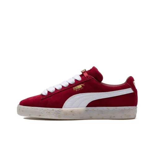 PUMA Suede Series Покрытие Легкий Амортизация Низкий Топ Скейтборд Кроссовки Женские