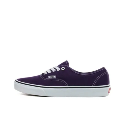 Vans Authentic Series Low Топ Скейтборд Кроссовки Унисекс Белый Фиолетовый