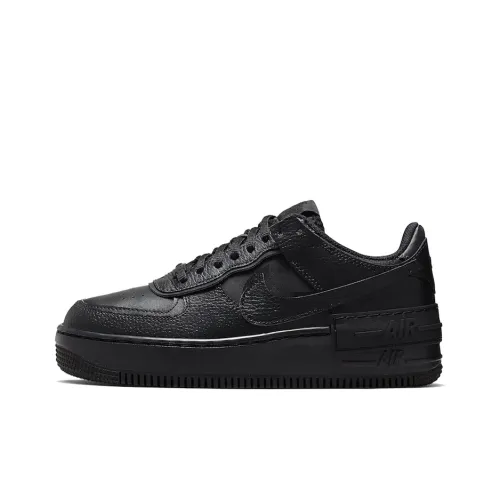 Nike Air FORCE 1 Shadow Low Топ Скейтборд Кроссовки Женские Черные
