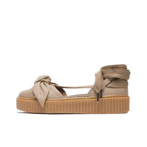 FENTY x PUMA Rihanna Fenty Арочный Creeper Сандалии RIHANNA Легкий Покрытие Низкий Топ Кроссовки для скейтбординга Женские Хаки