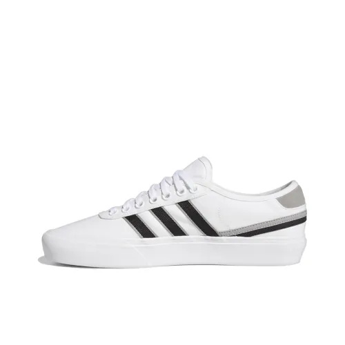 Adidas Originals Delpala Дышащие Низкие Кроссовки для Скейтбординга Унисекс Белые Серые Черные