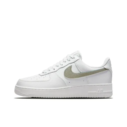 Nike Air Force 1 Блестящий розовый противоскользящий устойчивый к истиранию низкий топ кроссовки для скейтбординга женские белые
