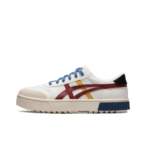 Asics Court Trail Low Топ Кроссовки для скейтбординга Унисекс Белый Красный