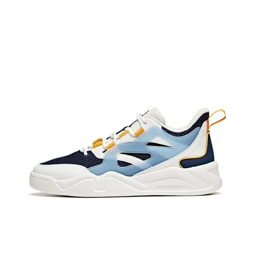 ANTA Life Collection Slip-resistant Low Top Скейтборд Кроссовки Мужские Coastal Blue
