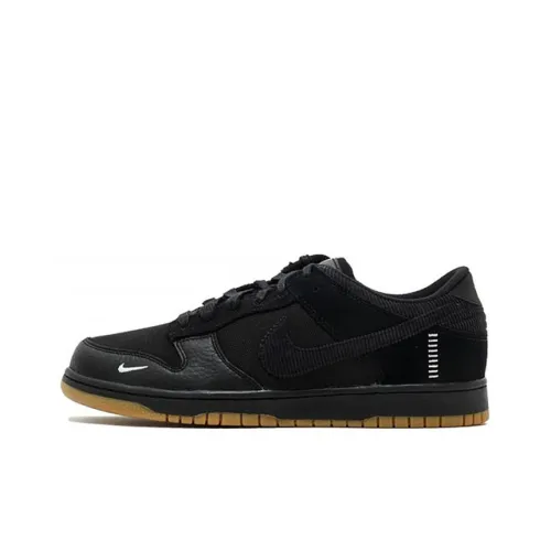 Nike Dunk The Basement Low Топ Скейтборд Кроссовки Мужские Черные