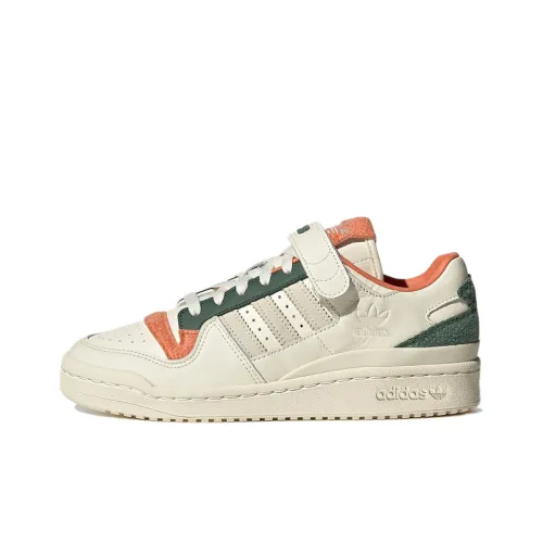 Adidas Originals FORUM Low 'Флис' Низкий Топ Скейтборд Кроссовки Женские Бежево-зеленый