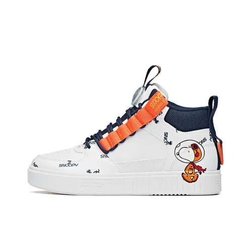 ANTA Высокие Кроссовки для скейтбординга Женские Белые Синие Оранжевые