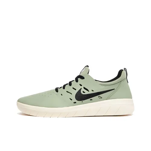 nike SB Free Nyjah Jade Horizon Покрытие Slip-resistant Низкий топ Скейтборд Кроссовки Мужской Зеленый