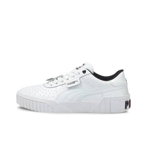 PUMA Cali Galentine's Low Топ Скейтборд Кроссовки Женские Белые Черные