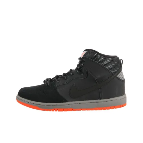 nike Dunk PRM Shield Slip Resistant Abrasion Resistant Легкий Высокий Топ Скейтборд Кроссовки Мужской Черный