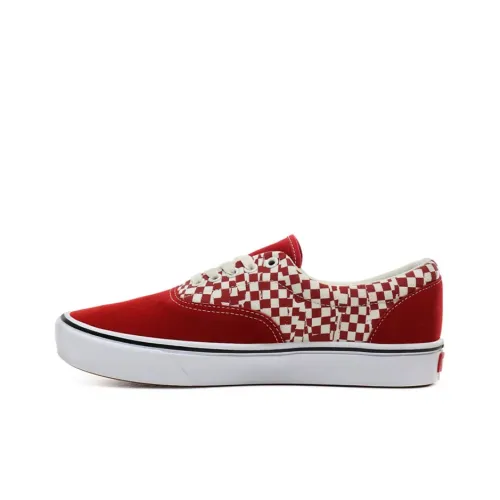 VANS Era Low Топ Скейтборд Кроссовки Унисекс Красный Белый