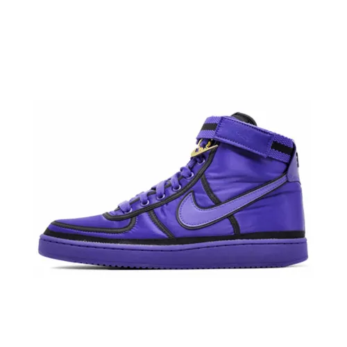 Nike Air Vandal Hi Supreme QS PEPL Противоскользящие Устойчивые к истиранию Высокие Кроссовки для скейтбординга Мужские Фиолетовые Черные