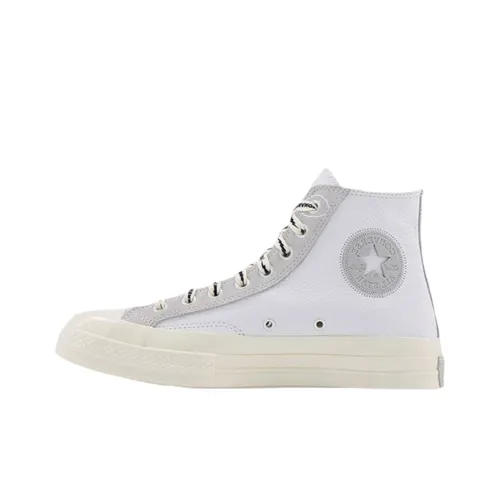 Offspring Community x Конверс 1970s Slip-Resistant Abrasion-Resistant High-Top Скейтборд Кроссовки Unisex Серый Белый