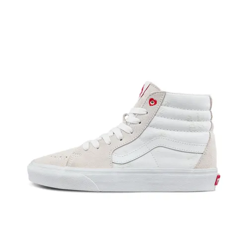 VANS SK8 Slip-on устойчивый к истиранию легкий высокие кроссовки для скейтбординга унисекс серый белый