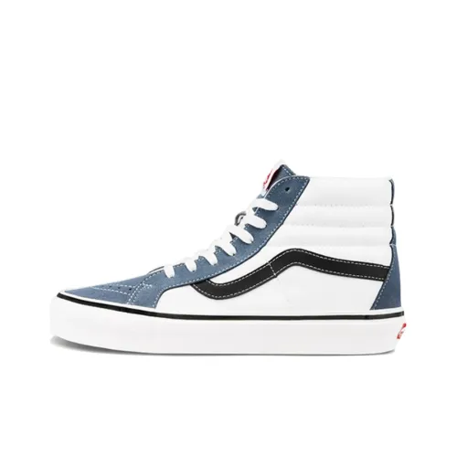 VANS SK8 High Топ Скейтборд Кроссовки Унисекс Белый Синий