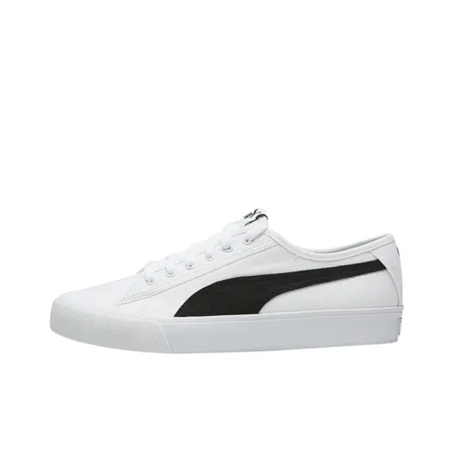 PUMA Bari Series CV Low Топ Скейтборд Кроссовки Унисекс Черный Белый