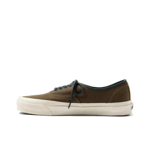 Pilgrim Surf + Supply x Vans Authentic Series LX Low Топ Скейтборд Кроссовки Унисекс Оливково-зеленый
