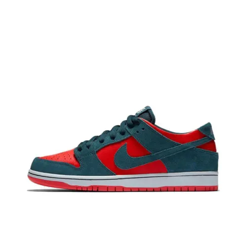 Nike Dunk SB Reverse Shark Термический Низкий Топ Скейтборд Кроссовки Унисекс Синий Красный