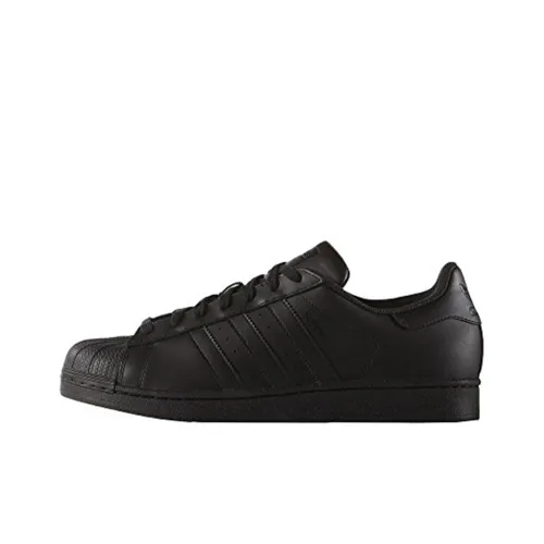 Adidas Originals SUPERSTAR Low Топ Скейтборд Кроссовки Унисекс Воин Черный