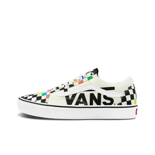 MoMA x VANS Old Skool Collection Comfycush Низкие Кроссовки для скейтбординга Унисекс Многоцветные Шахматный узор