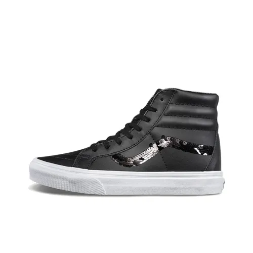 Vans SK8 Reissue High Топ Скейтборд Кроссовки Женские Черные