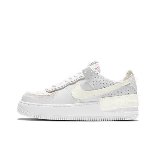 Nike Air Force 1 Shadow Парус Deconstruction Покрытие Slip-resistant Низкий топ Скейтбординг Кроссовки Женские Белый Парус