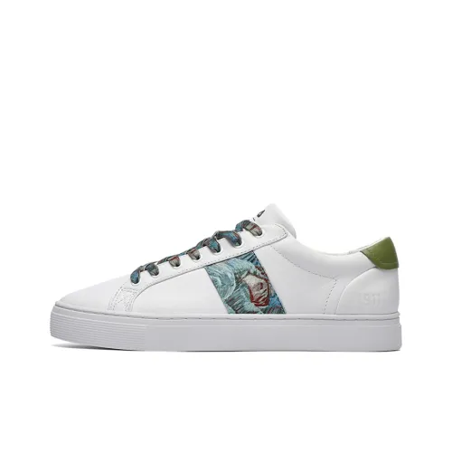 FILA Классический низкий топ для скейтбординга мужские белый