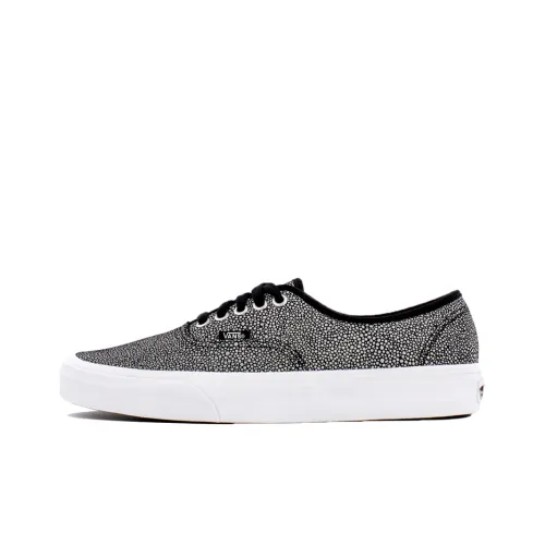 VANS Authentic Series Low Топ Скейтборд Кроссовки Унисекс Черный Белый