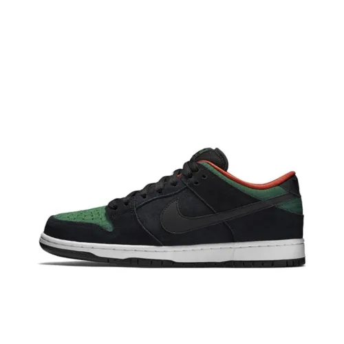 Nike Dunk SB Pro Reptile Anti-Slip Lightweight Low Top Скейтборд Кроссовки Мужские Черные Зеленые