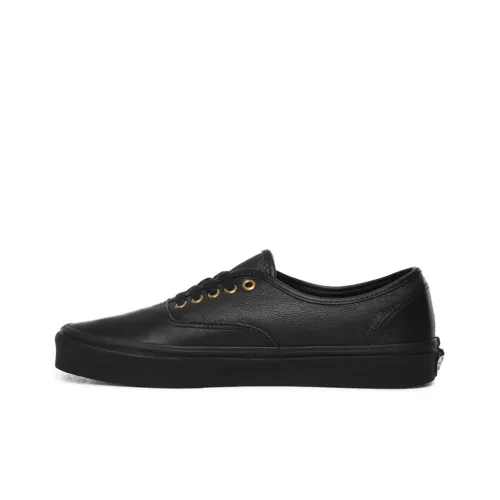 Vans Authentic Series Low Топ Скейтборд Кроссовки Унисекс Чисто Черный