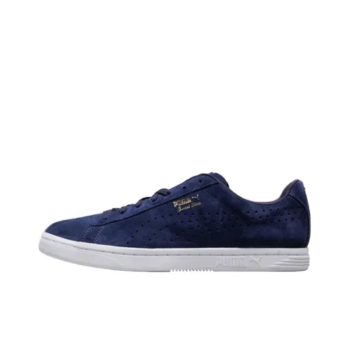 PUMA Court Star Suede Low Top Скейтборд Кроссовки Унисекс Синий Белый