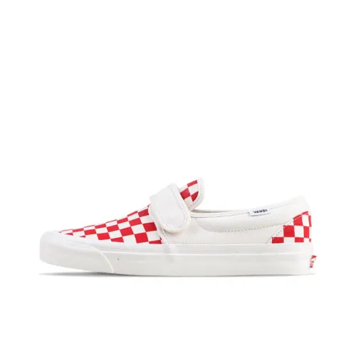 Vans Slip On Series 47 V DX Anaheim Low Скейтборд Кроссовки Унисекс Белый Красный