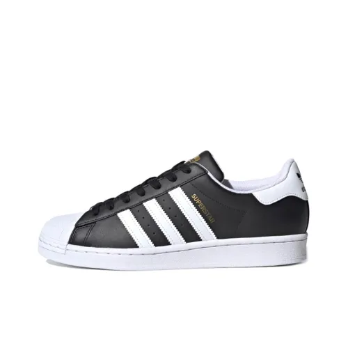 Adidas Originals SUPERSTAR Low Топ Скейтборд Кроссовки Унисекс Ярко-черный Белый